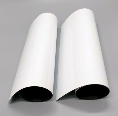Flexible White PVC Magnetic Sheet