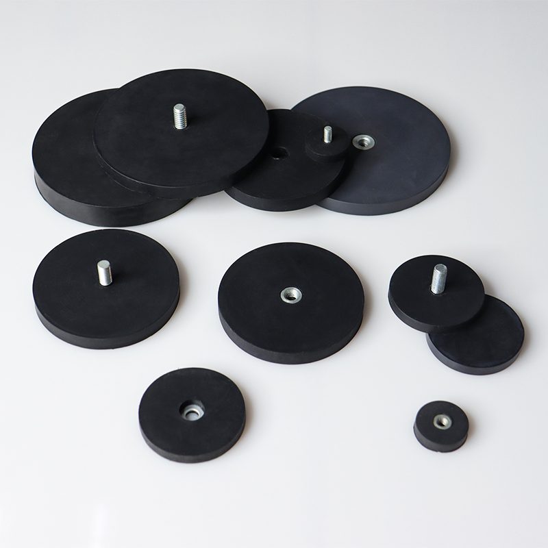 Rubber-coated POT Magnets